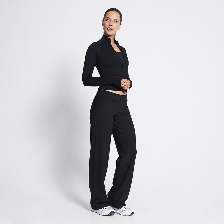 Training jacket "Zip Jacket Rib" Black